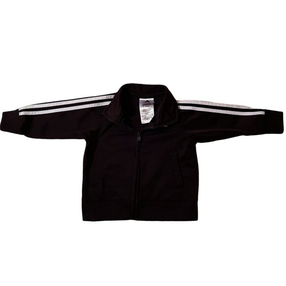 Baby Girl's Adidas Black Jacket- Size 9M - Picture 2 of 4